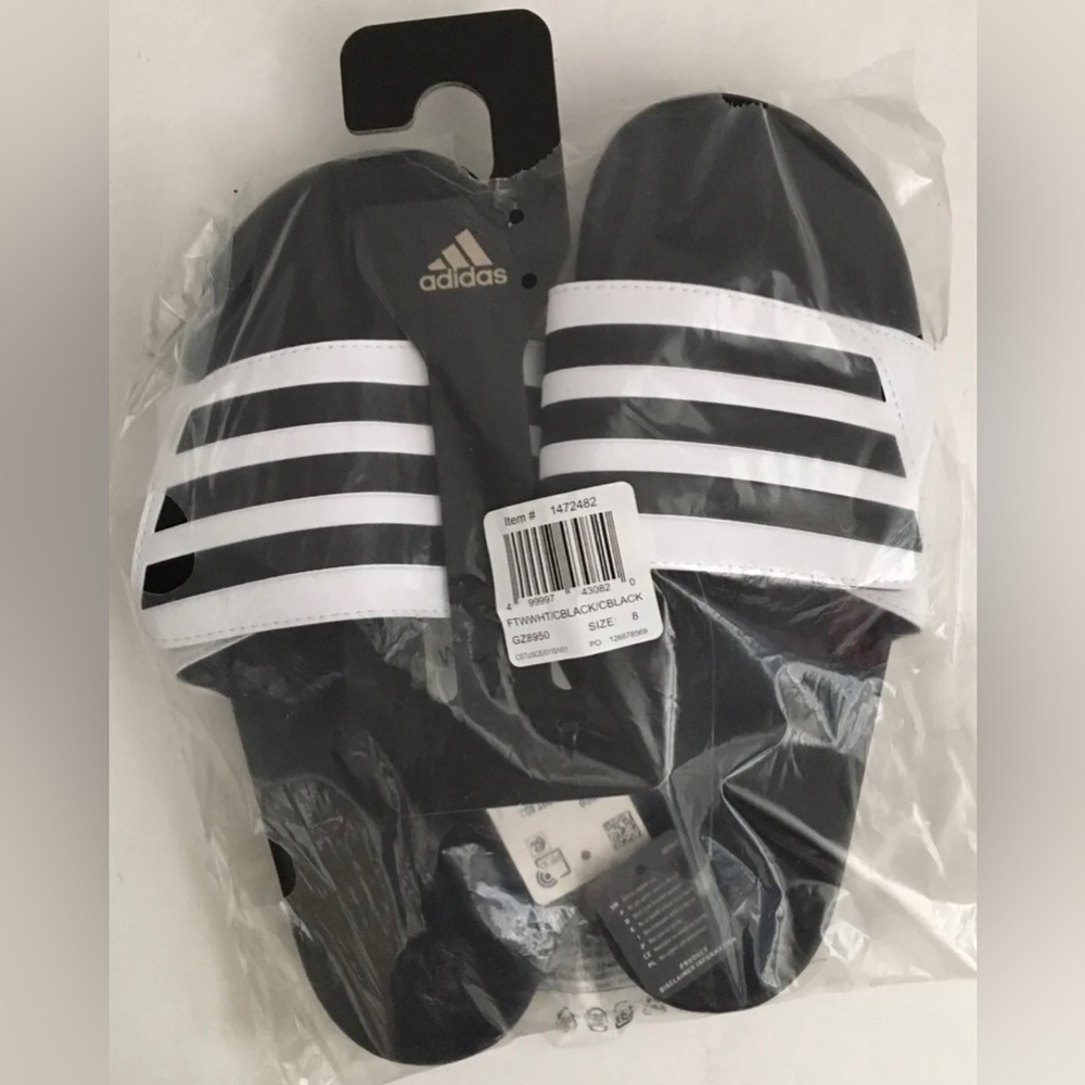 New Adidas Sz. 8M Slides Adilette Confort ADJ mod GZ8950